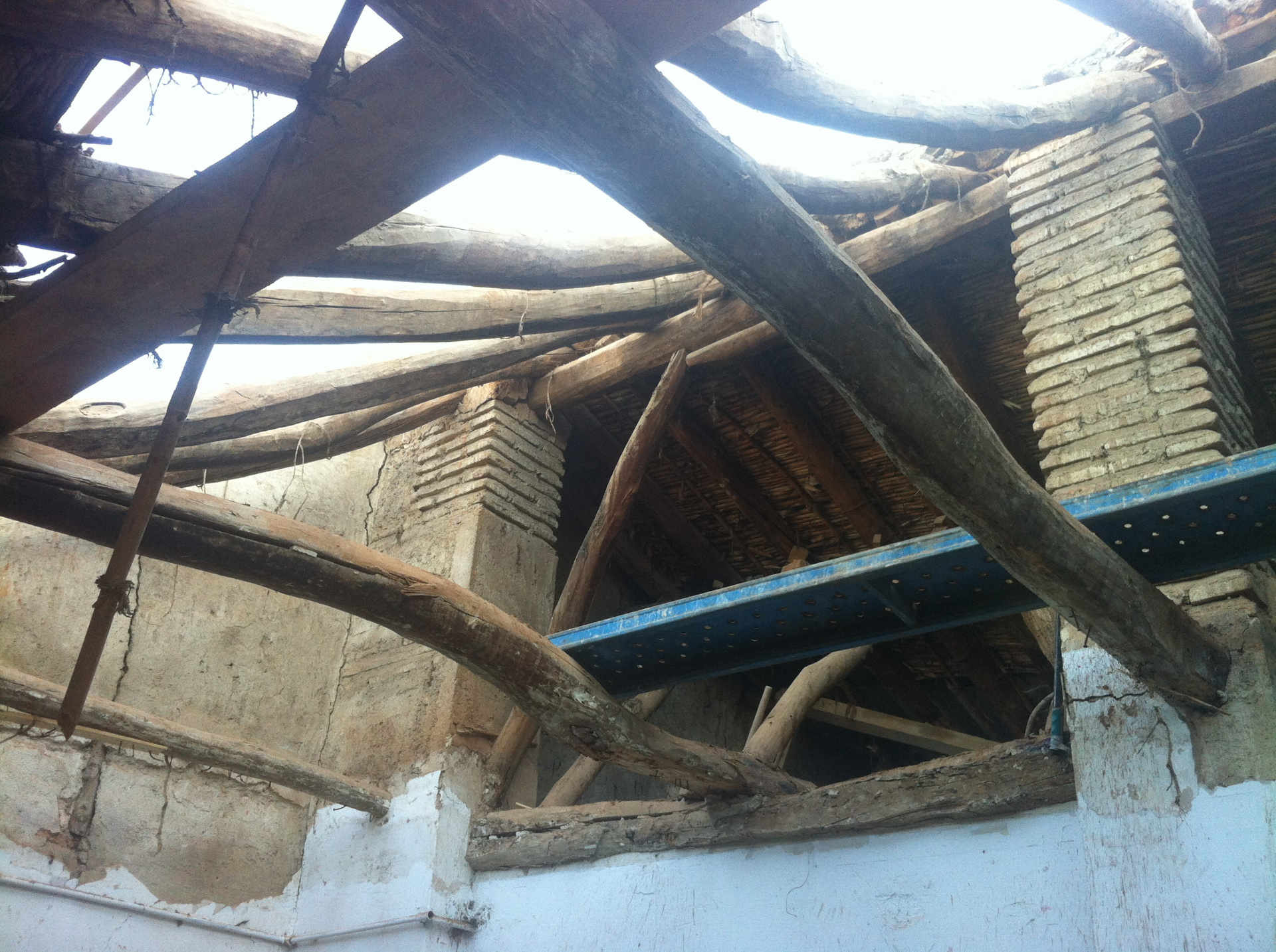 Rehabilitación de cubierta tradicional de madera