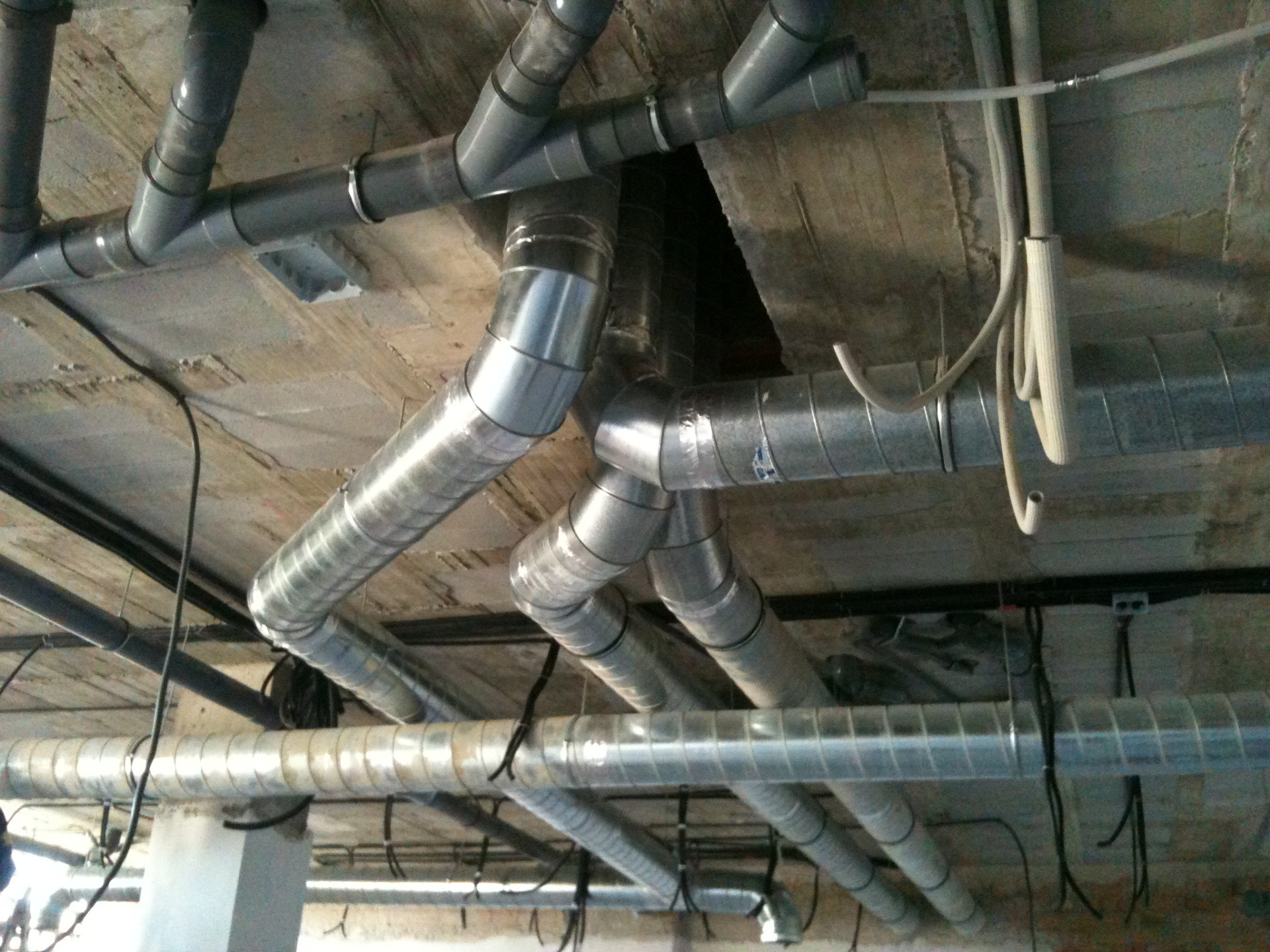 Coordinación de la red de ventilación y climatización.